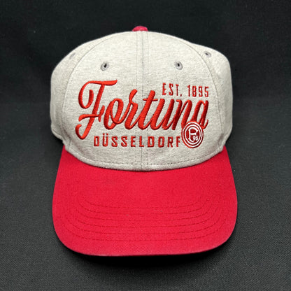 Fortuna Düsseldorf Strapback Hat Gray Red Soccer Cap