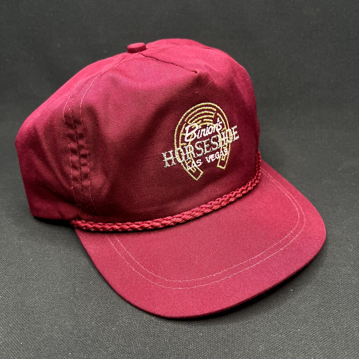 Vintage Binion’s Horseshoe Las Vegas Strapback Hat Casino