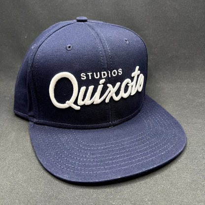 Quixote Studios Los Angeles Snapback Hat Navy Film Production Cap