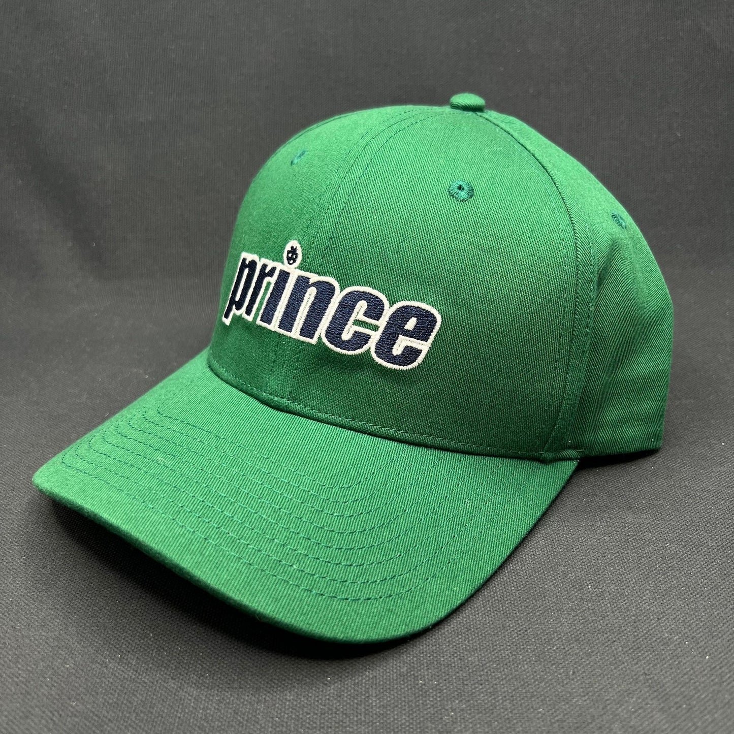 Prince Pickleball Green Strapback Hat Script Logo Cap