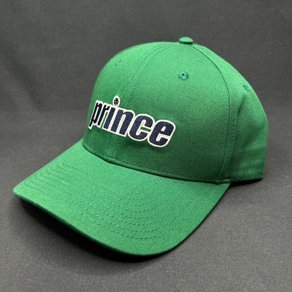 Prince Pickleball Green Strapback Hat Script Logo Cap