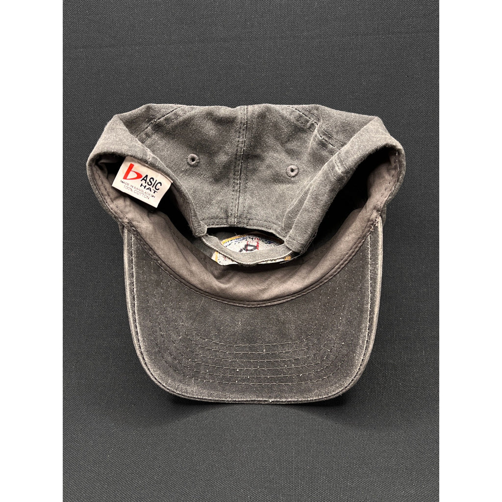 Vintage Highland Ski Patrol Washed Black Dad Hat – 100% Cotton Strapback