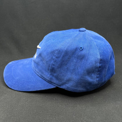 Nike Swim Strapback Hat Blue Swoosh Logo Cap
