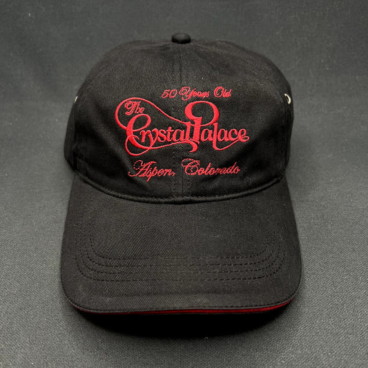 Vintage The Crystal Palace Aspen Colorado 50 Years Out Strapback Hat Velocity