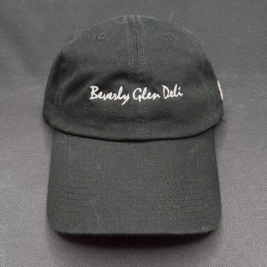 Beverly Glen Deli Script Strapback Hat Farewell Headwear