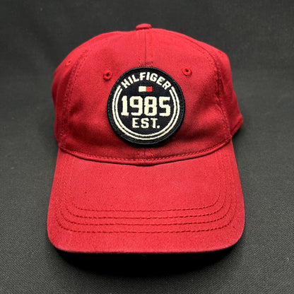 Tommy Hilfiger 1985 EST Red Flex Fit Hat L XL Fitted Cap