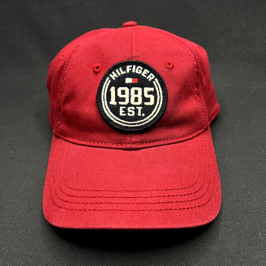 Tommy Hilfiger 1985 EST Red Flex Fit Hat L XL Fitted Cap