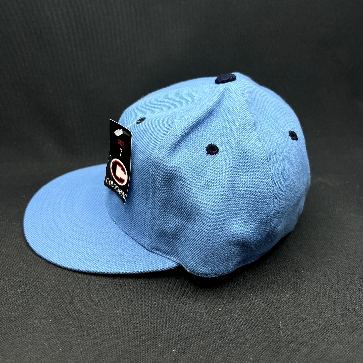 Vintage Michigan Wolverines Colosseum Fitted Hat Size 7 Blue NCAA