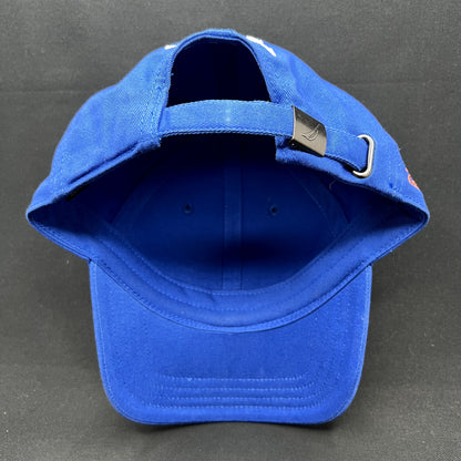 Nautica Malibu Triathlon Blue Strapback Hat OSFA Running Swim Cycling Cap