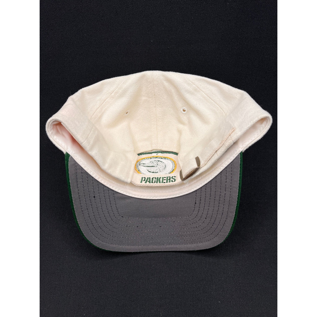 Vintage 90s Green Bay Packers Strapback Hat Twins Enterprise NFL Macau