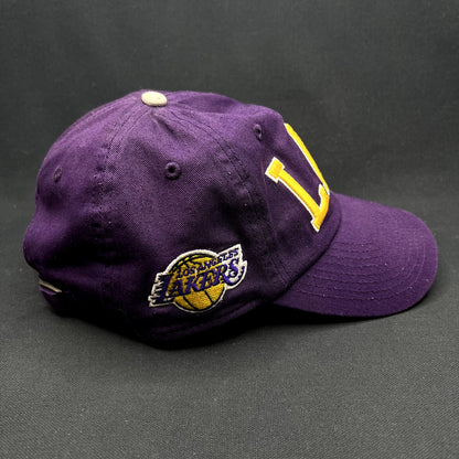 Los Angeles Lakers LAL Strapback Hat Purple NBA Fan Favorite Cap