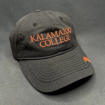 Kalamazoo College Black Orange Strapback Hat Gear Adjustable Dad Cap