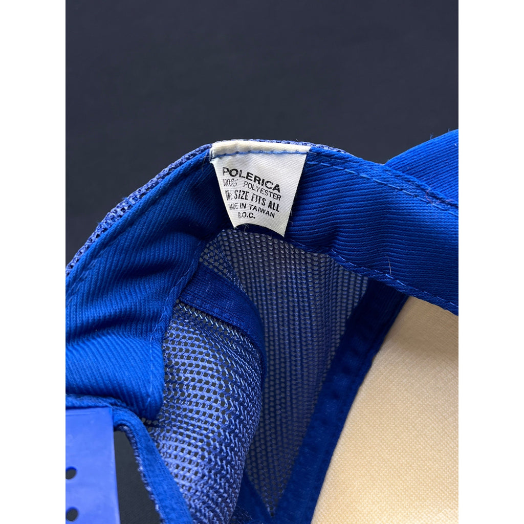 Vintage Miller Famous Ice Cream 80s Mesh Trucker Hat Taiwan R.O.C. Made Snapback