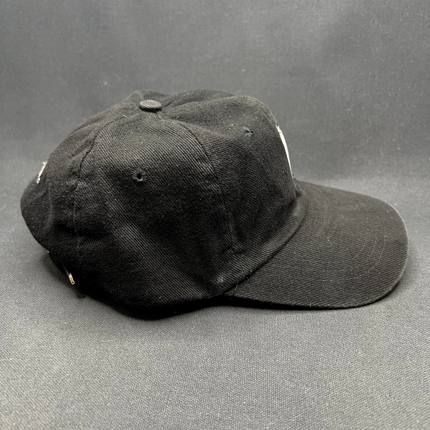 Vintage 1990s Sandeman Port Wine Strapback Hat KC Caps Black Dad Cap Portugal