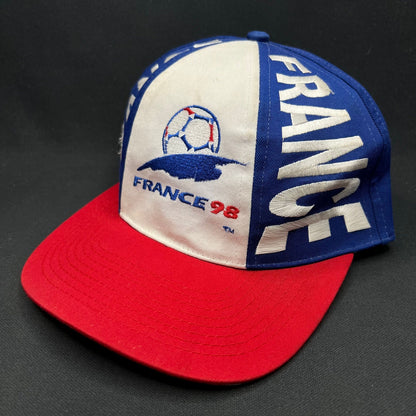 Vintage 1998 France World Cup Snapback Hat Soccer Coupe Du Monde