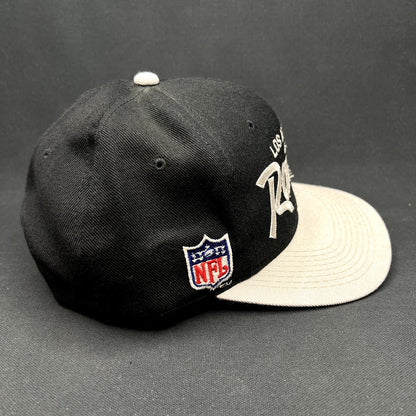 Vintage Los Angeles Raiders Sports Specialties Script Snapback Hat