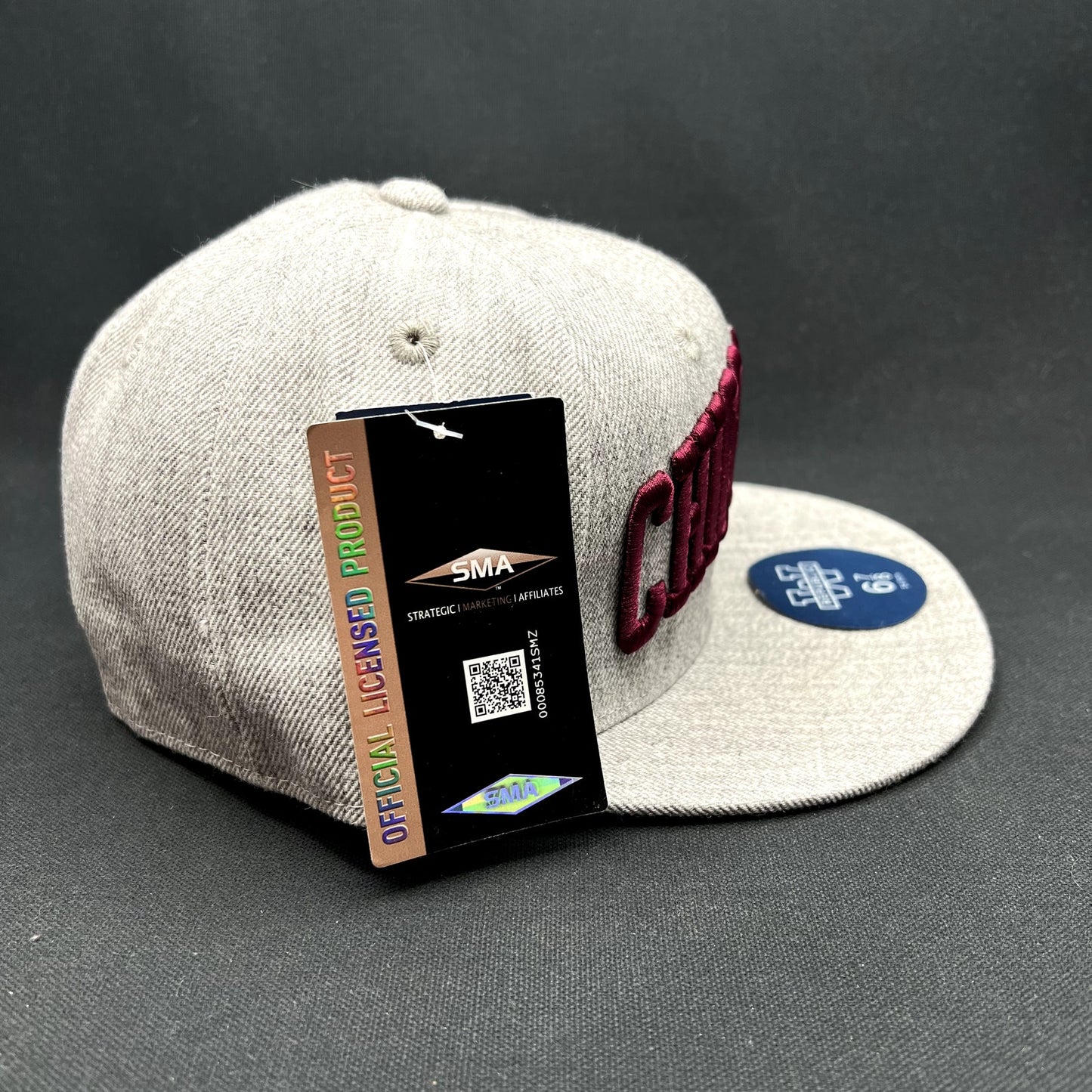 Chico State Wildcats Heather Gray Fitted Hat 6 7/8 NCAA