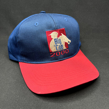 Vintage 2000 Big Cap Santa Anita Horse Racing Snapback Hat Y2K