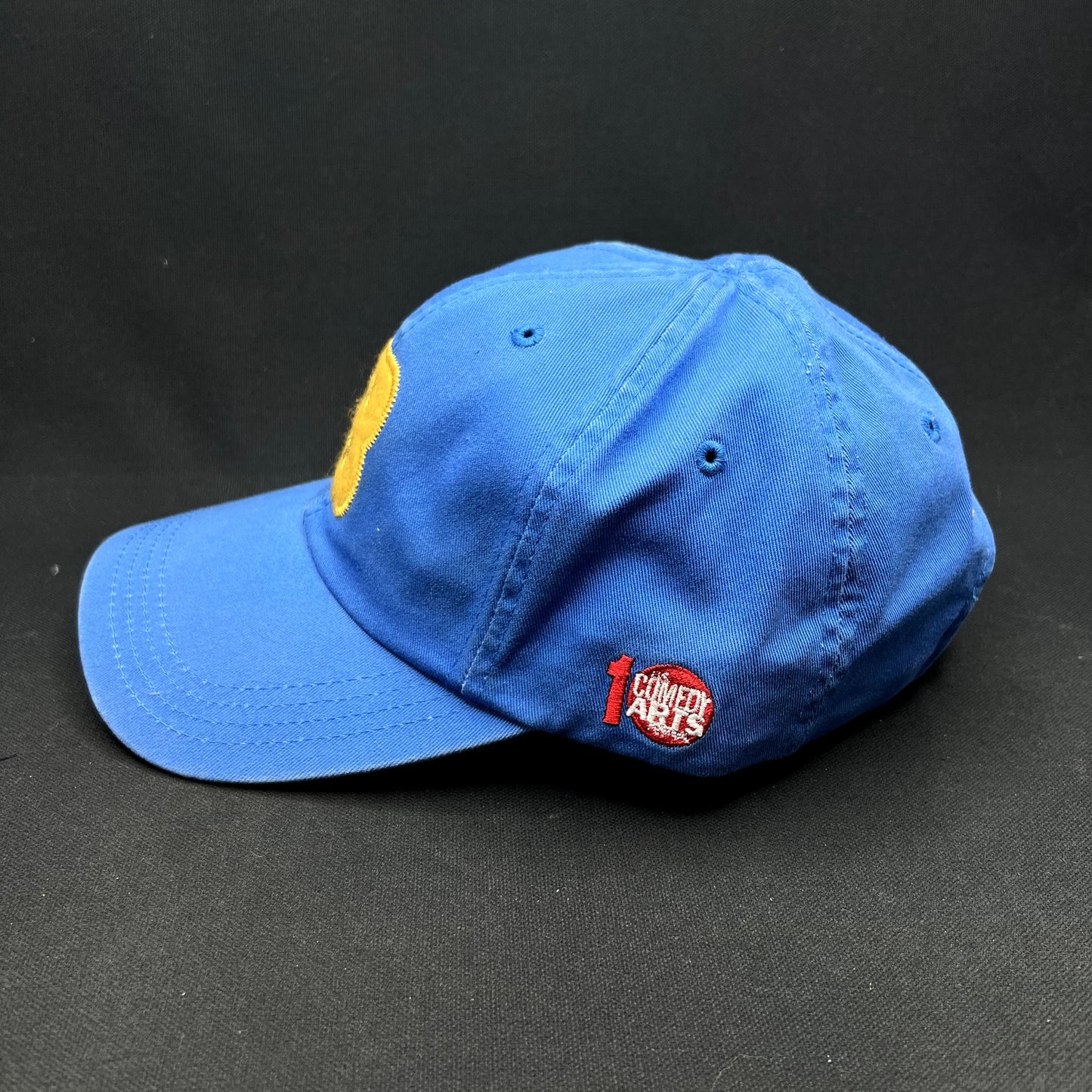 Ted Baker “B” Logo Strapback Hat Blue Yellow Cotton Adjustable Dad Cap