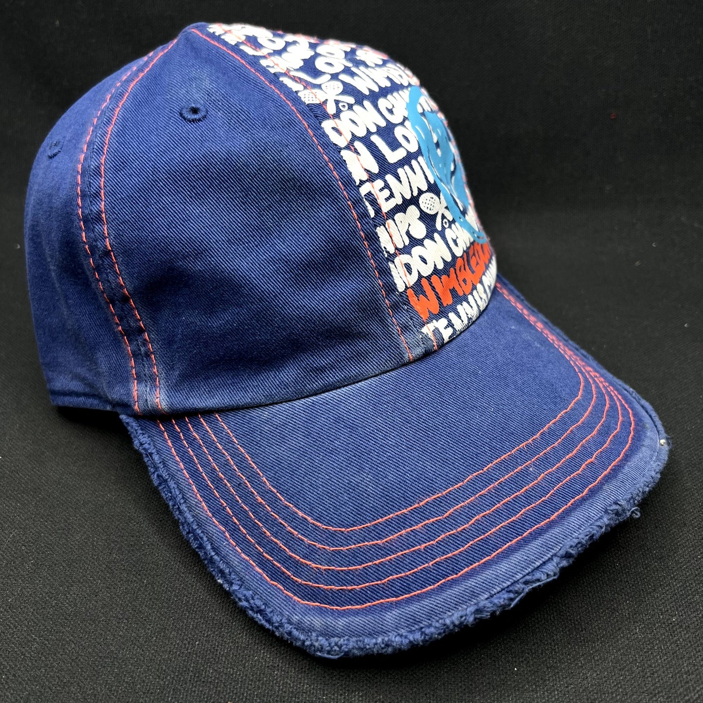 Wimbledon Lawn Tennis Championships Distressed Strapback Hat England