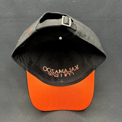 Kalamazoo College Black Orange Strapback Hat Gear Adjustable Dad Cap