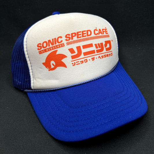 Sonic Speed Café Sonic The Hedgehog Japanese Trucker Snapback Hat