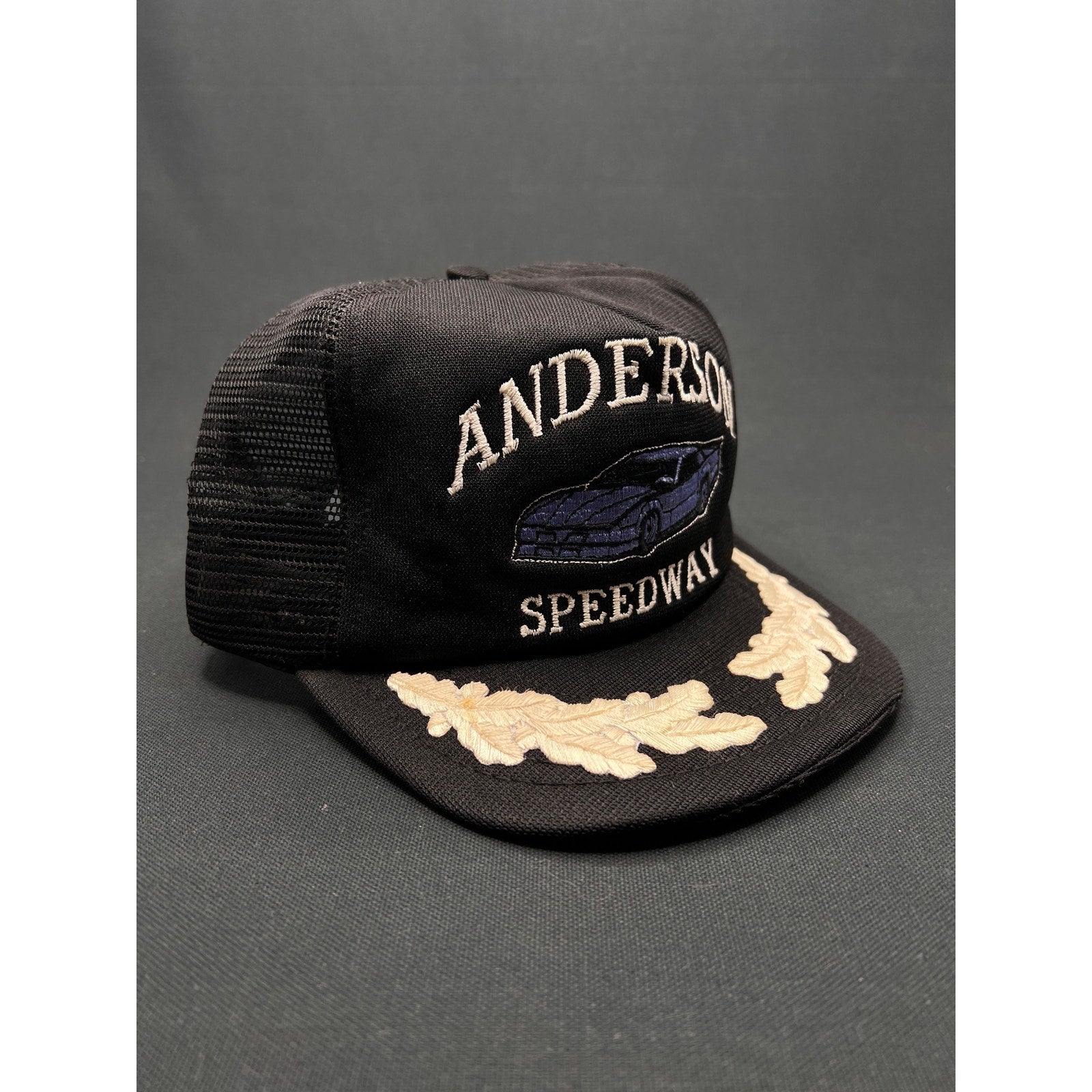 Vintage 1980s Anderson Speedway Racing Snapback Hat – Made in USA