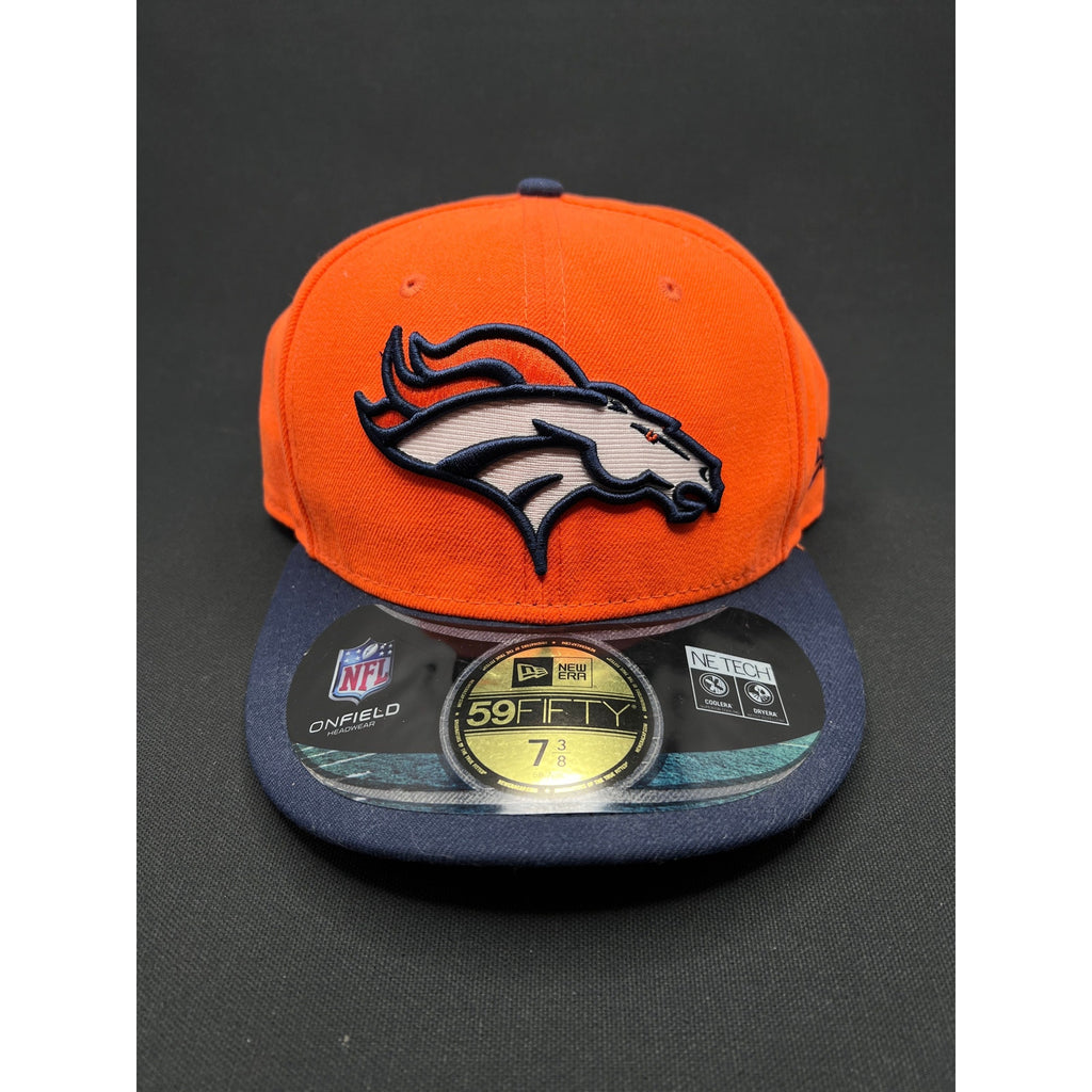 New Era Denver Broncos On-Field Fitted Hat – Orange/Navy (7 3/8)