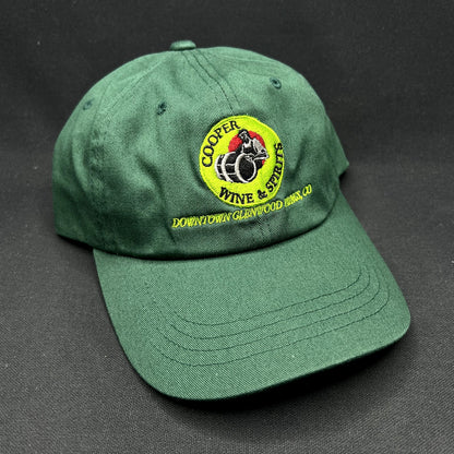 Retro Cooper Wine & Spirits Glenwood Springs Colorado Strapback Hat