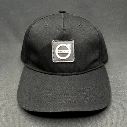Volvo Iron Mark Logo Adjustable Hat Official Volvo Merchandise Black Cap