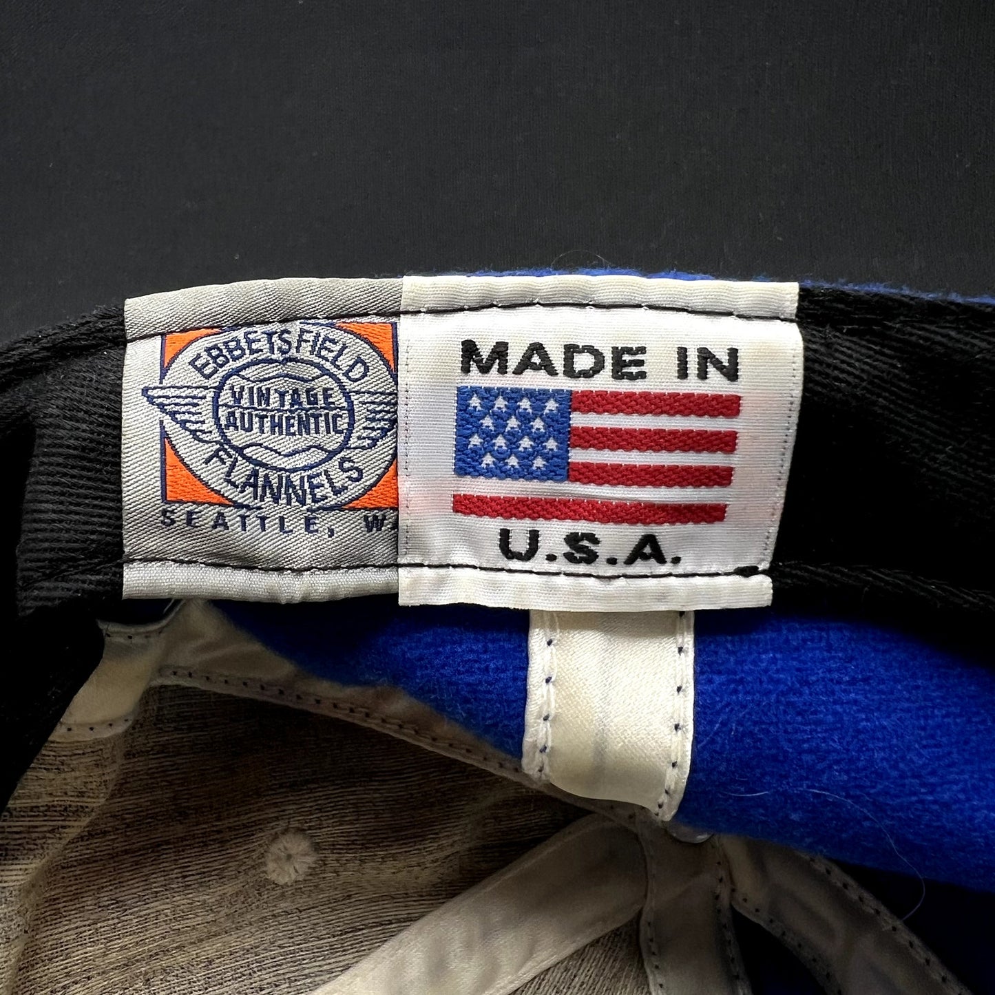 Santurce Cangrejeros Ebbets Field Flannels Strapback Hat Blue Made USAs