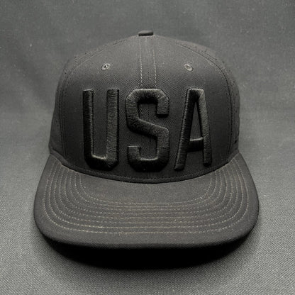 Nike Team USA Snapback Hat Blackout Dri-FIT Olympic Cap