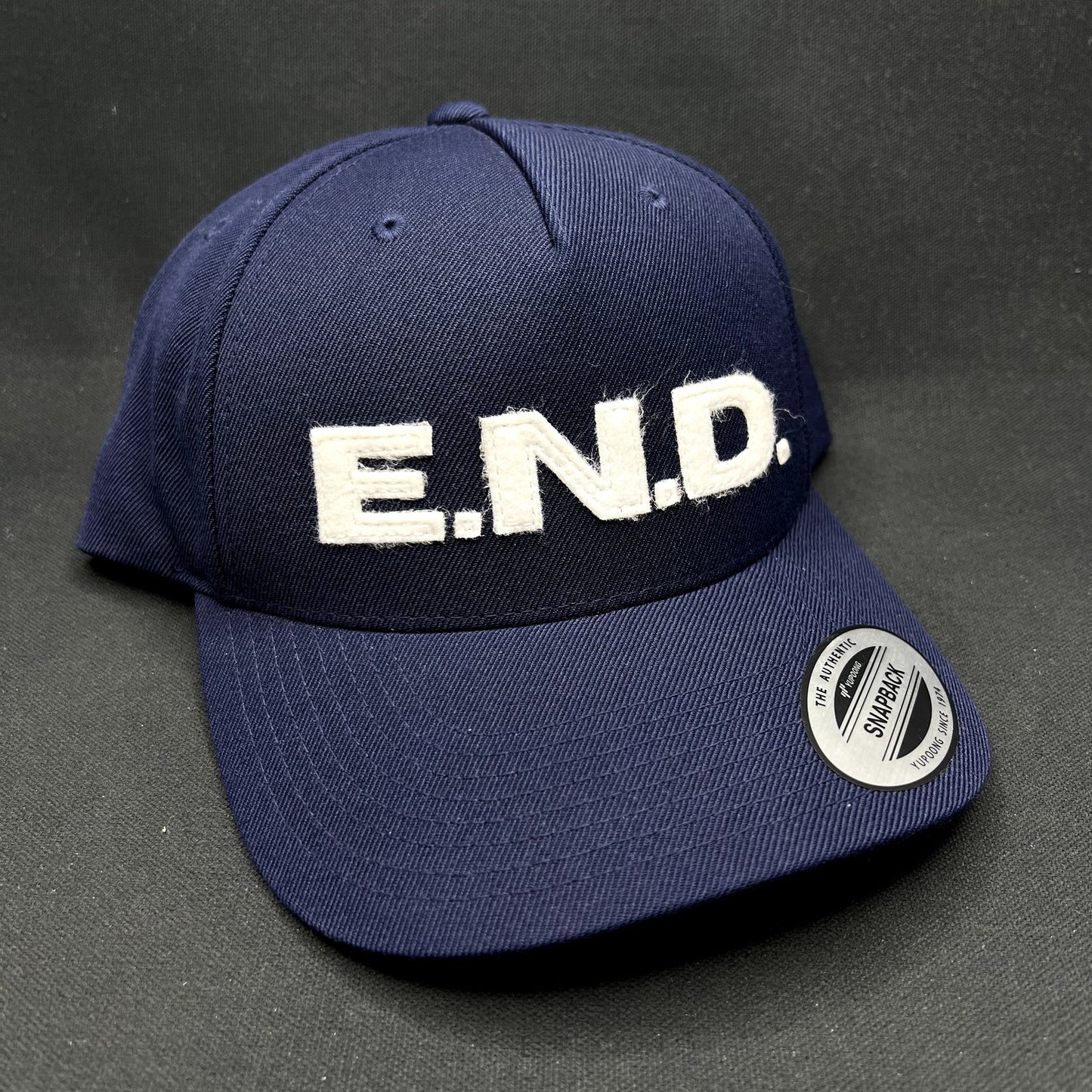 E.N.D. Brand Snapback Hat For My N*ggas Yupoong Classics Navy Cap