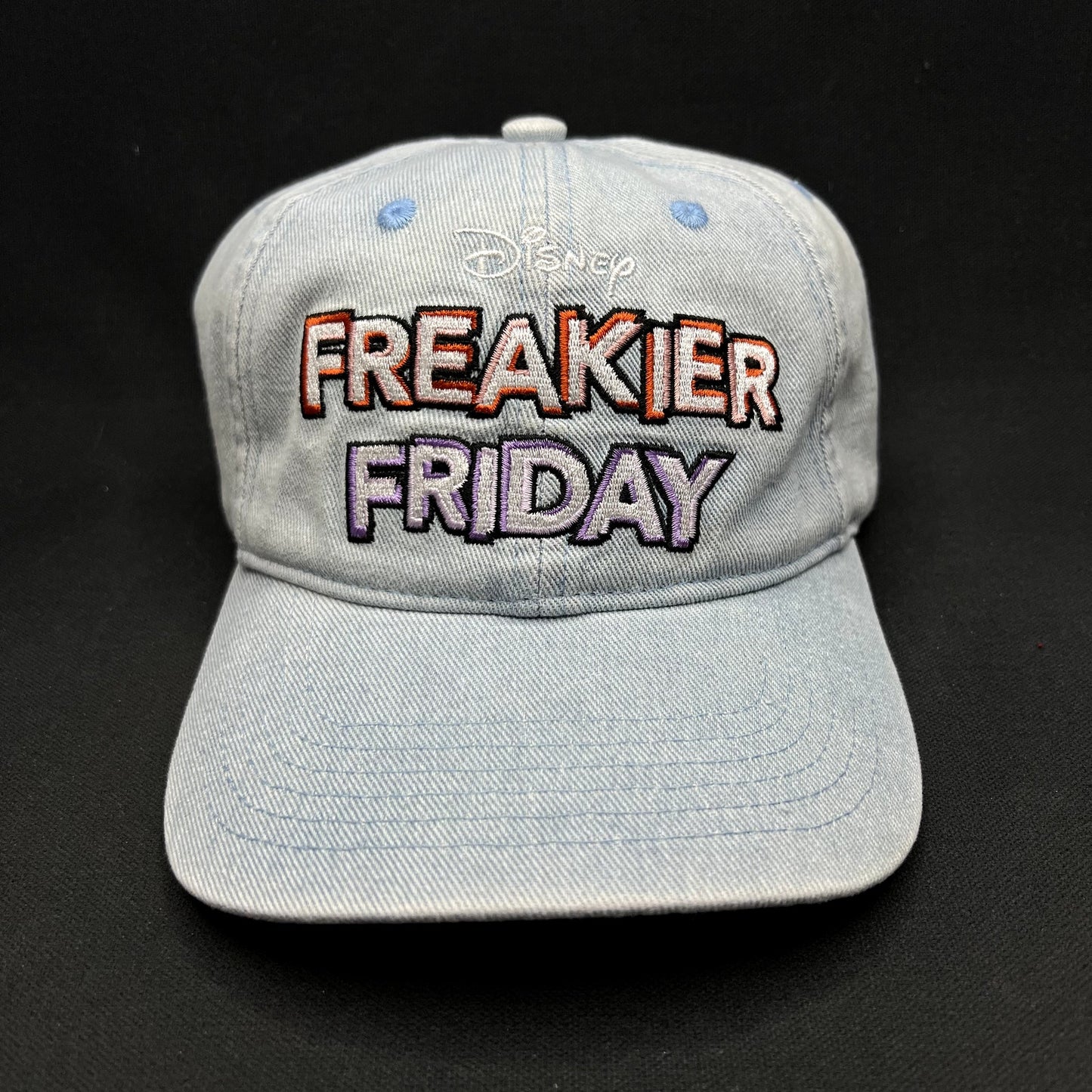 Disney Freakier Friday Movie Promo Light Blue Strapback Hat 2025