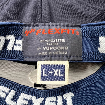 Mercedes-Benz Flexfit Hat L/XL Navy Blue Embroidered Logo Cap Yupoong