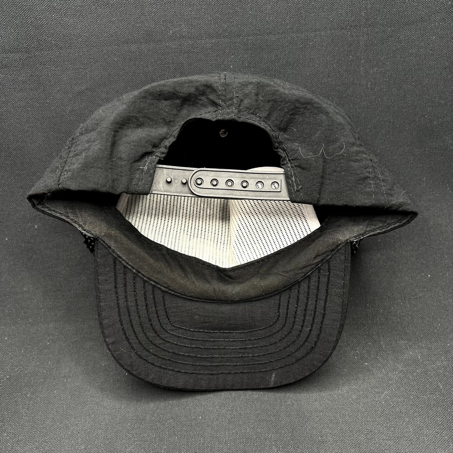 Vintage KOOL Cigarettes Snapback Hat Black Nylon Rope Cap