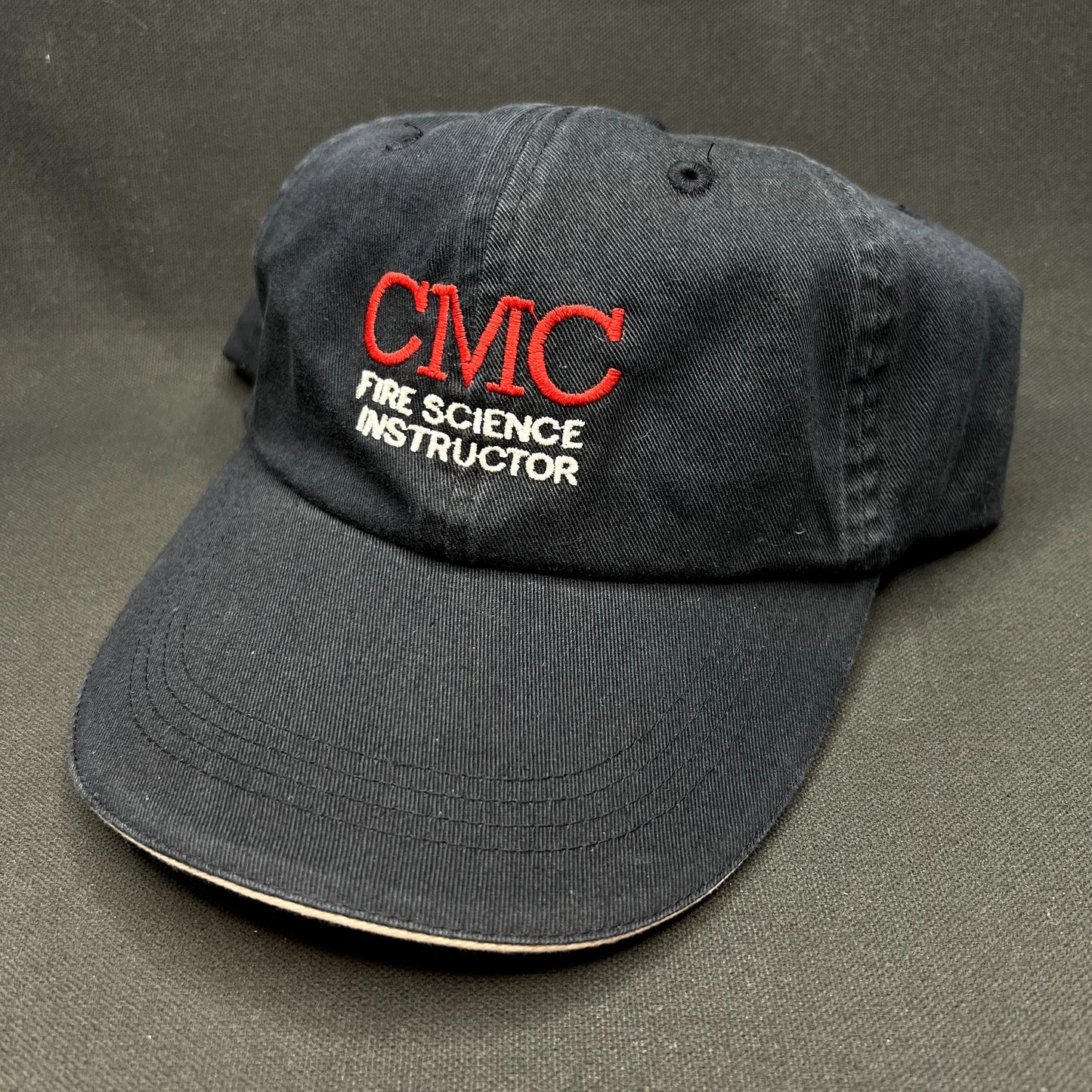 CMC Fire Science Instructor Strapback Hat Falcon Headwear Everyone Goes Home