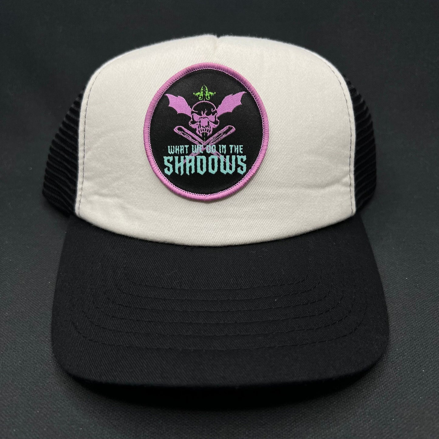 FX What We Do In The Shadows Promo Trucker Snapback Hat Black
