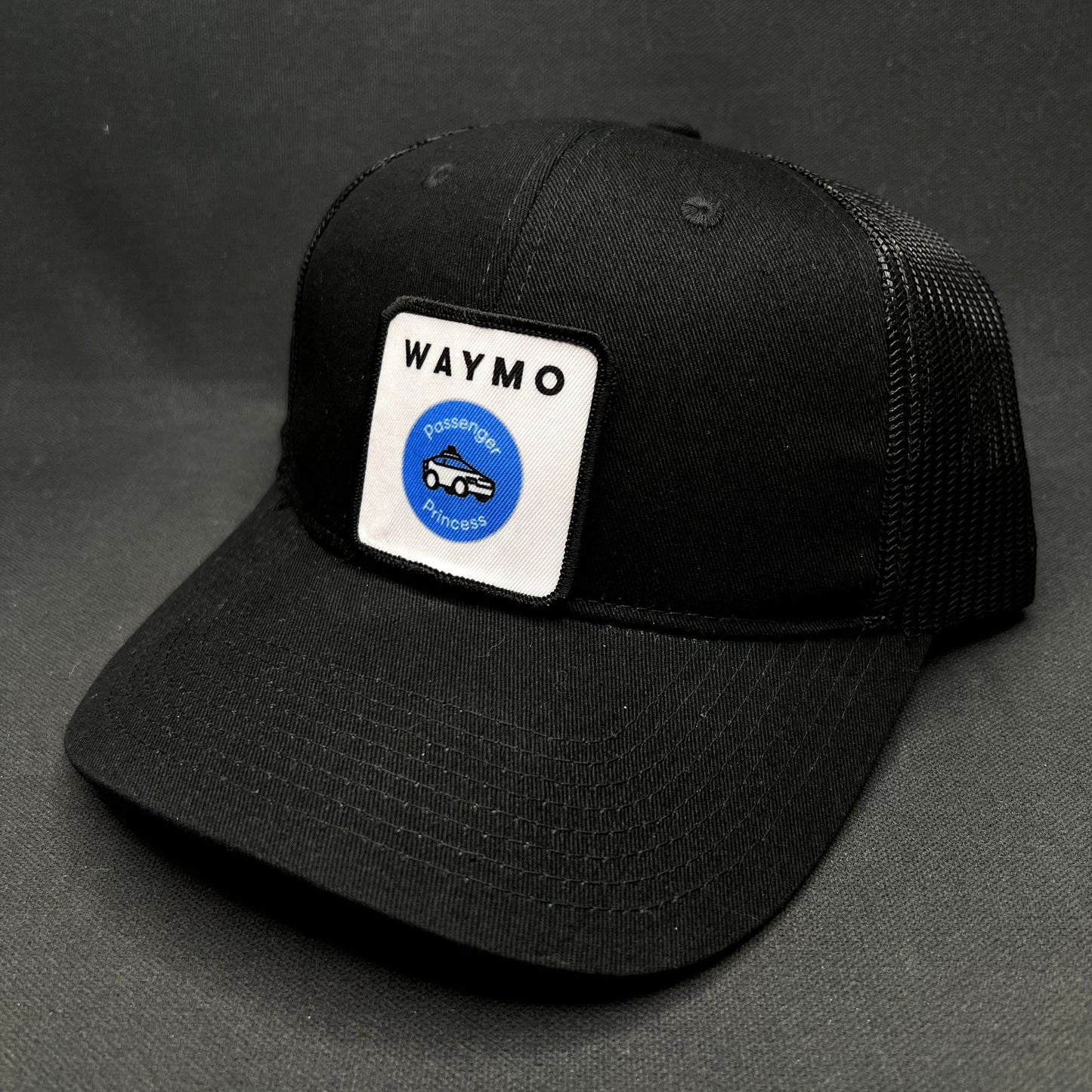 Waymo “Passenger Princess” Trucker Snapback Hat Port Authority Autonomous Car