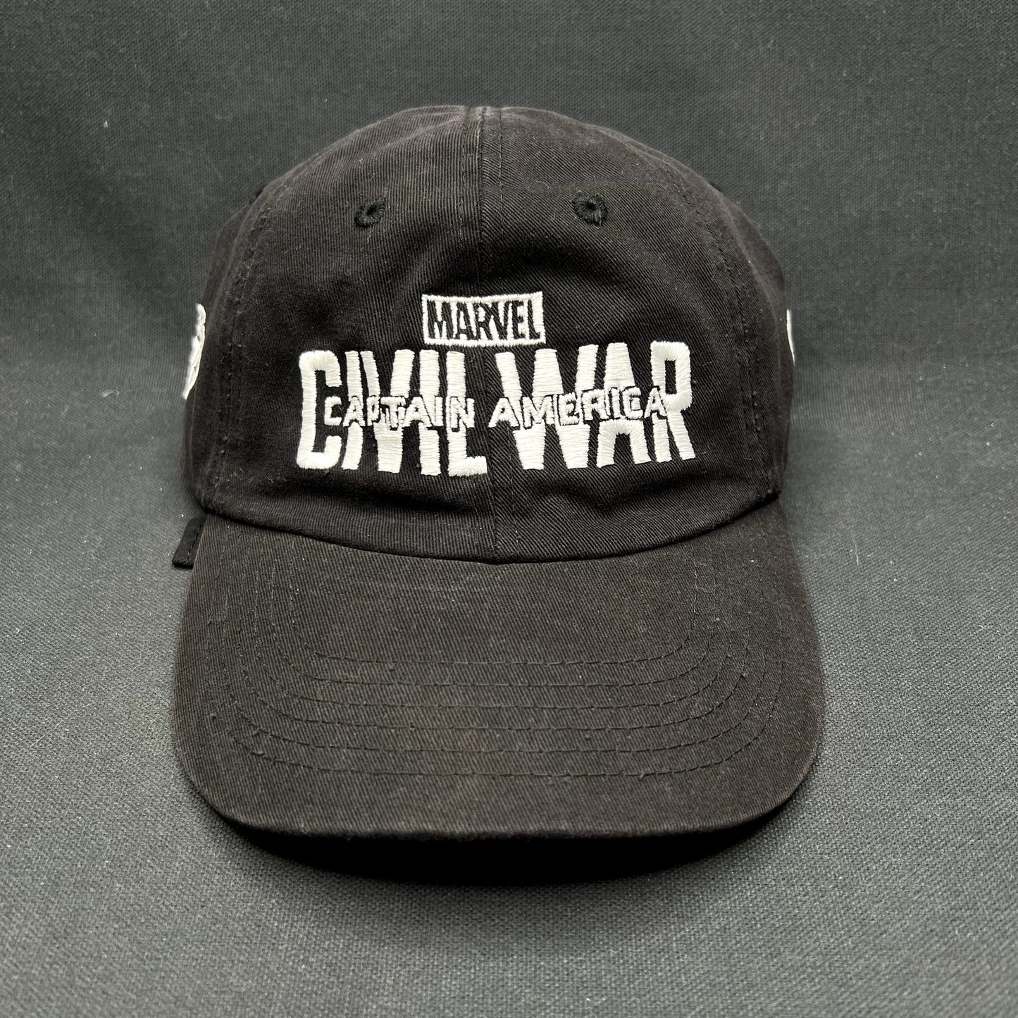 Marvel Captain America Civil War Black Strapback Dad Hat