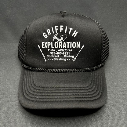 Vintage Griffith Exploration Drilling Trucker Snapback Hat