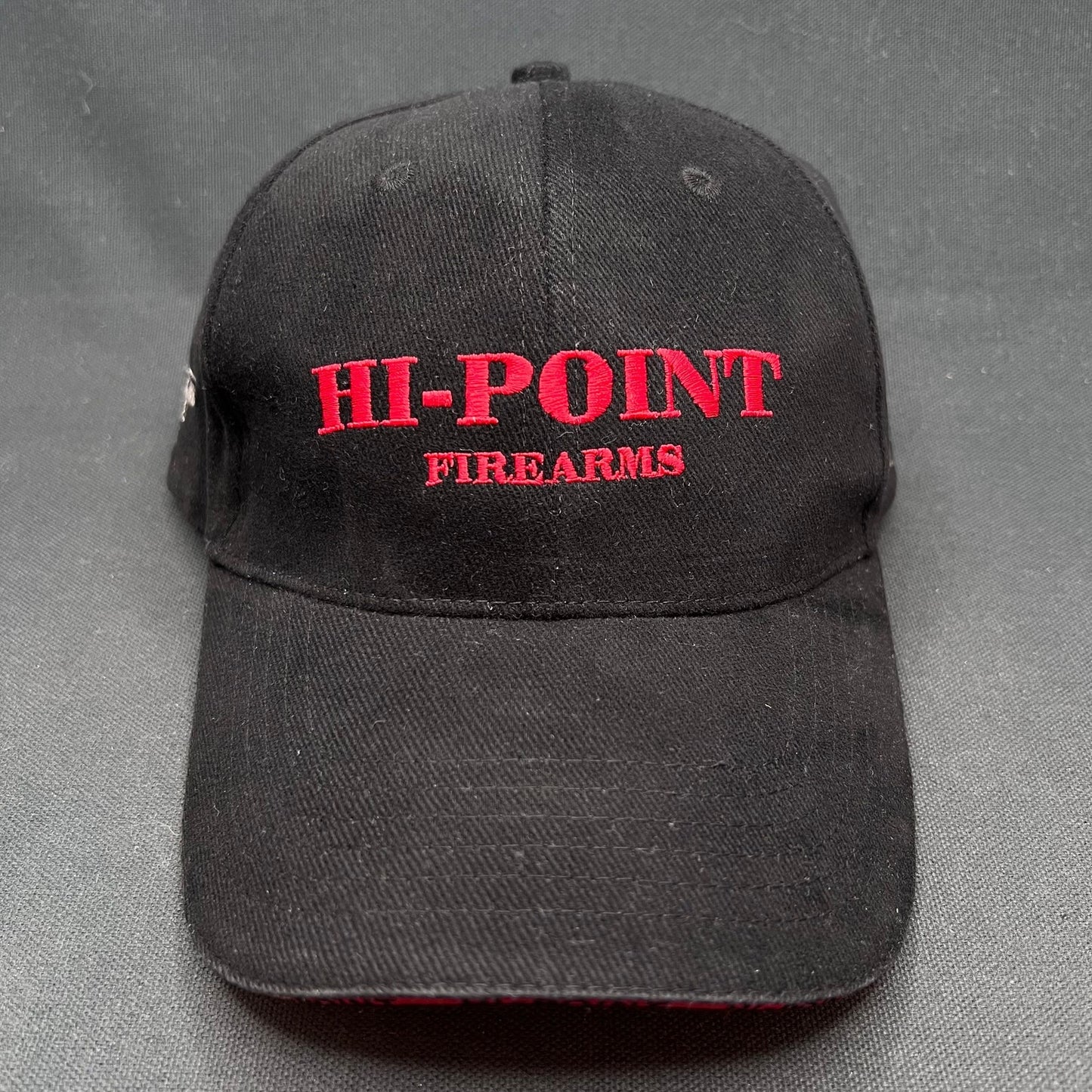 Vintage Hi-Point Firearms Strapback Hat Black Red Shooting Cap