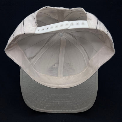 Vintage Purdue Boilermakers Pinstripe Snapback Hat Made in USA