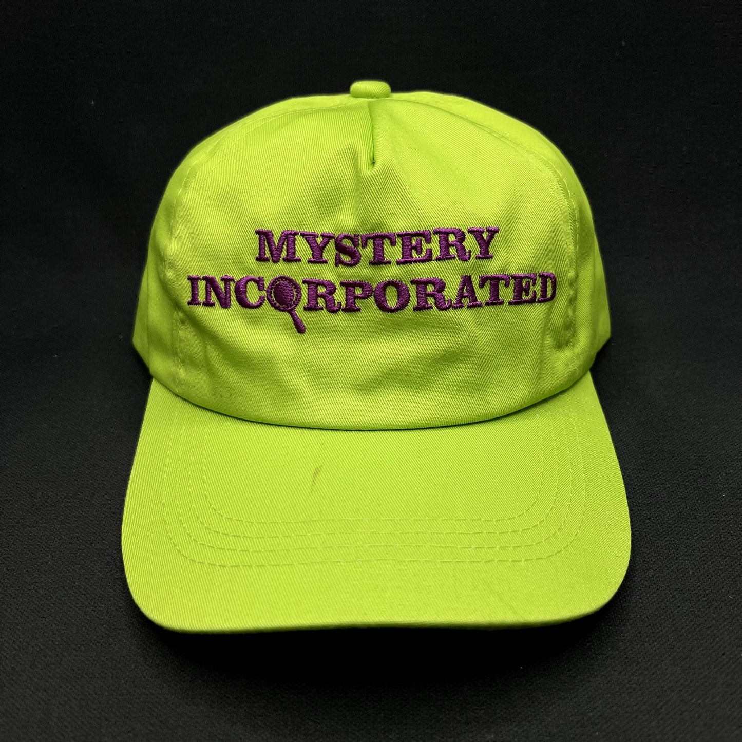 Scooby-Doo Mystery Incorporated Lime Green Snapback Hat Purple Warner Bros