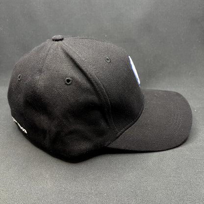 Warner Bros Studio Tour Hollywood Fitted Hat Black Blue WB Cap M/L