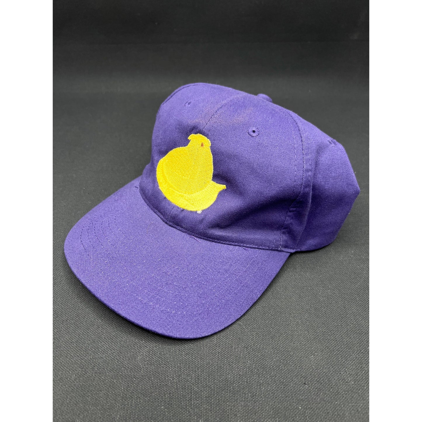 Vintage Marshmallow Peeps Hat – Purple Strapback Cap by HeadShots (KC Caps)