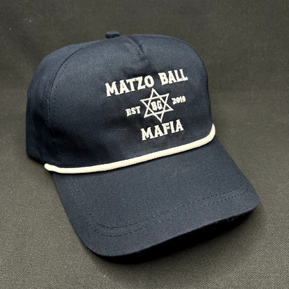 Matzo Ball Mafia Snapback Hat Jewish Humor Novelty Cap