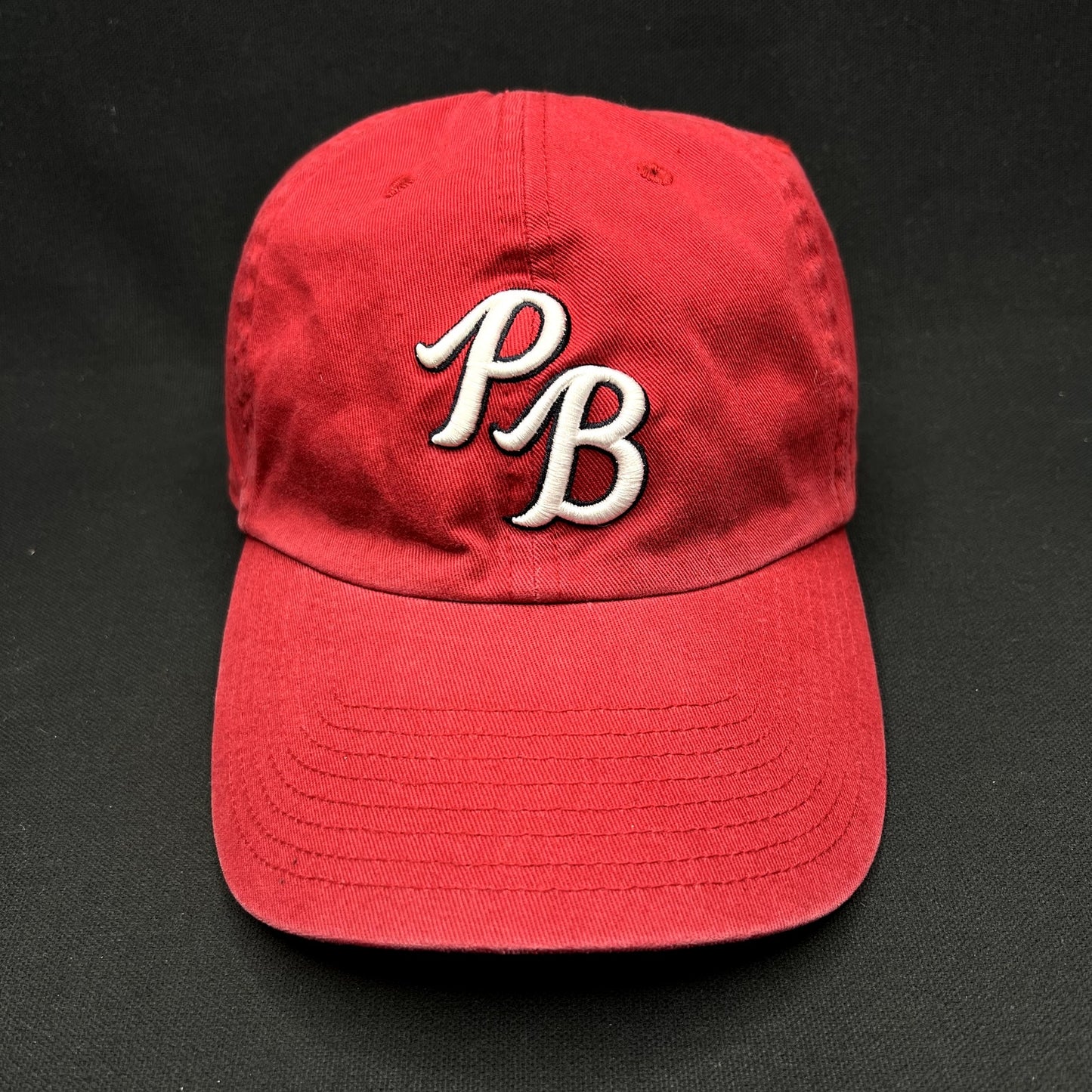 Palm Beach PB Minor League Baseball Strapback Red Dad Hat