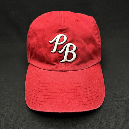 Palm Beach PB Minor League Baseball Strapback Red Dad Hat