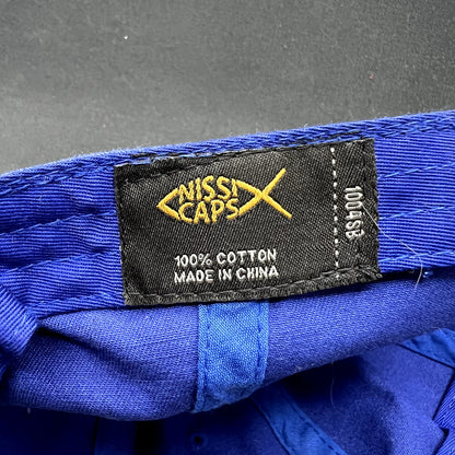 Make Crenshaw Great Again Strapback Hat Blue Gold Nissin Caps